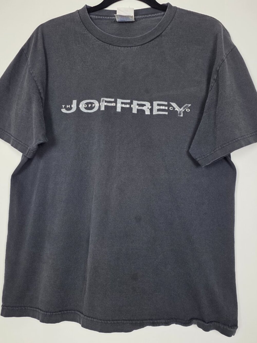 Vintage 90s Joffrey Ballet Chicago Faded Distressed Mens Large Black T Shirt
